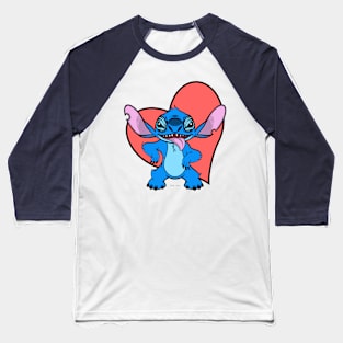 Valentine Dog Baseball T-Shirt